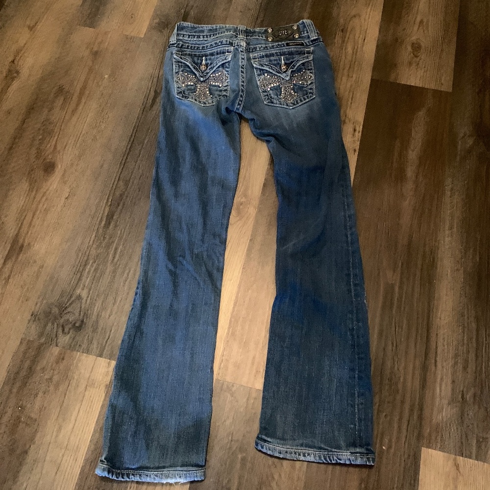 Miss Me boot cut jeans. Preowned in very good shape. Retail 130